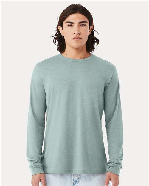 Heather CVC Long Sleeve Tee - 2XL
