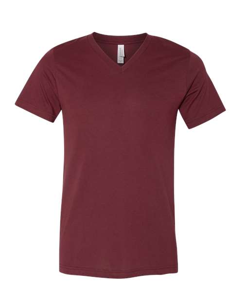 Unisex Heather CVC V-Neck Tee - 2XL