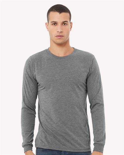 Unisex Triblend Long Sleeve Tee - XS