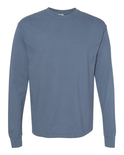 Unisex Garment-Dyed Heavyweight Long Sleeve T-Shirt - M