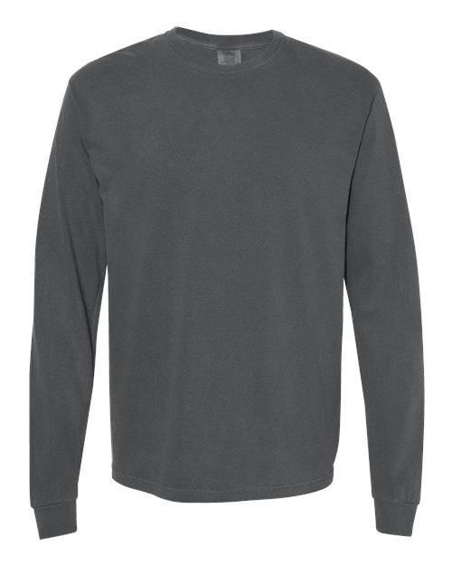 Unisex Garment-Dyed Heavyweight Long Sleeve T-Shirt - S
