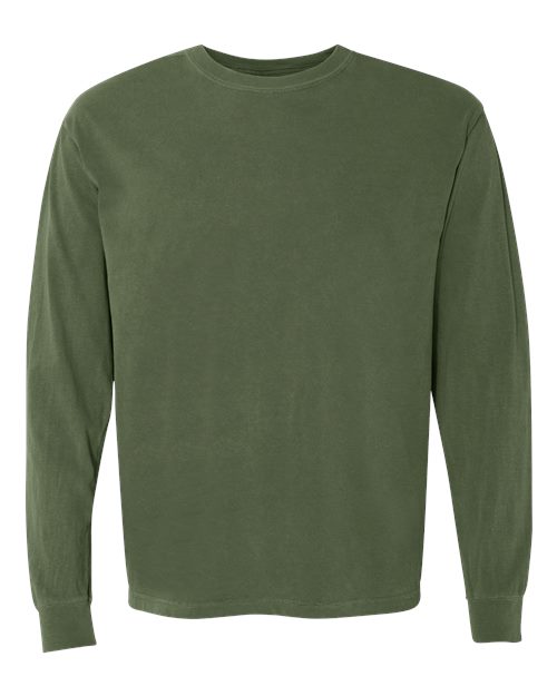 Unisex Garment-Dyed Heavyweight Long Sleeve T-Shirt - M