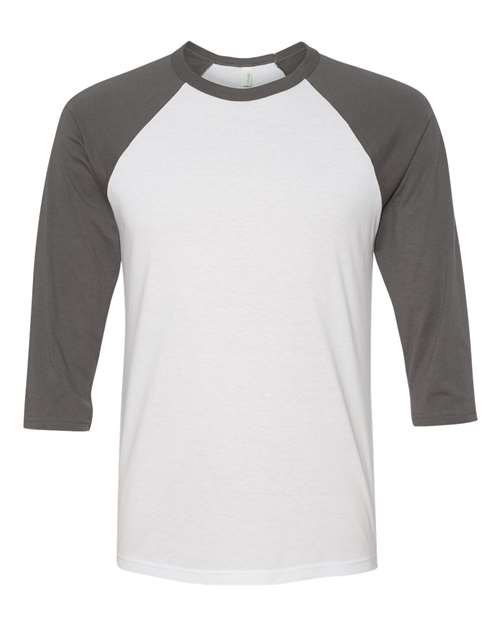 Unisex Three-Quarter Sleeve Baseball Tee - 2XL