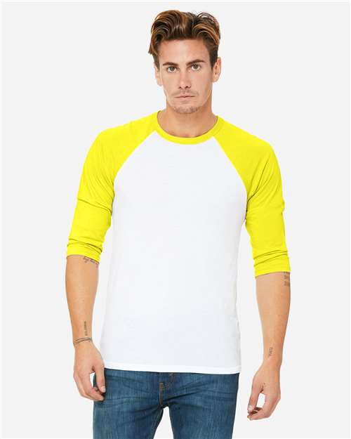 Unisex Three-Quarter Sleeve Baseball Tee - 2XL