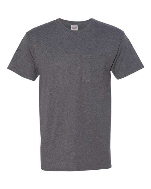 Unisex Dri-Power® 50/50 Pocket T-Shirt - L