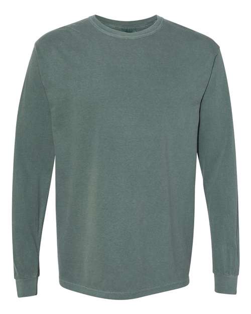 Unisex Garment-Dyed Heavyweight Long Sleeve T-Shirt - 2XL