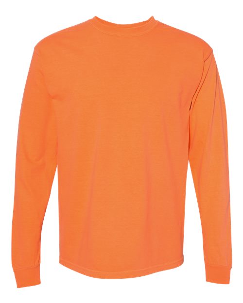 Unisex Garment-Dyed Heavyweight Long Sleeve T-Shirt - M