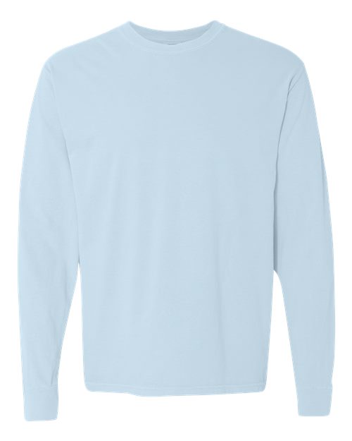 Unisex Garment-Dyed Heavyweight Long Sleeve T-Shirt - S