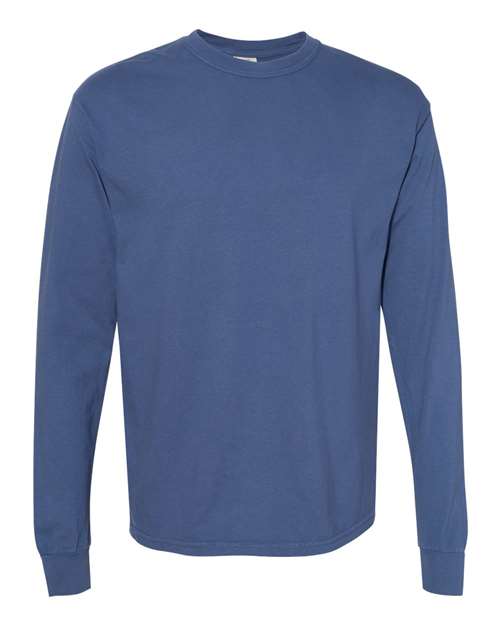 Unisex Garment-Dyed Heavyweight Long Sleeve T-Shirt - M