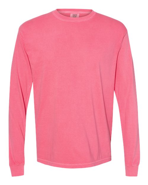 Unisex Garment-Dyed Heavyweight Long Sleeve T-Shirt - 2XL
