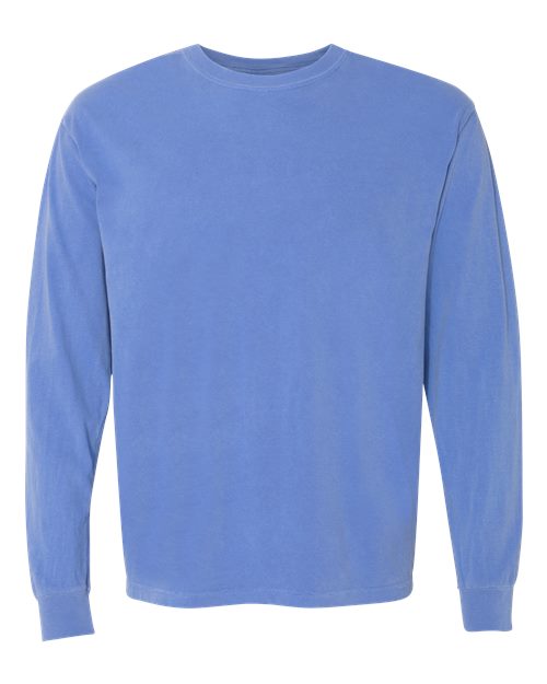 Unisex Garment-Dyed Heavyweight Long Sleeve T-Shirt - M