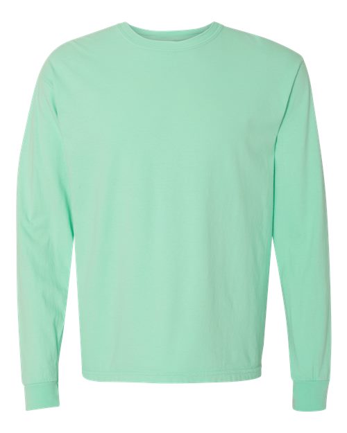 Unisex Garment-Dyed Heavyweight Long Sleeve T-Shirt - M