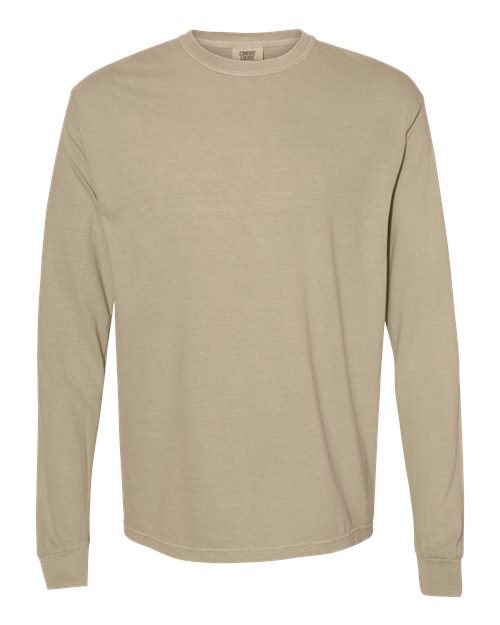 Unisex Garment-Dyed Heavyweight Long Sleeve T-Shirt - 2XL