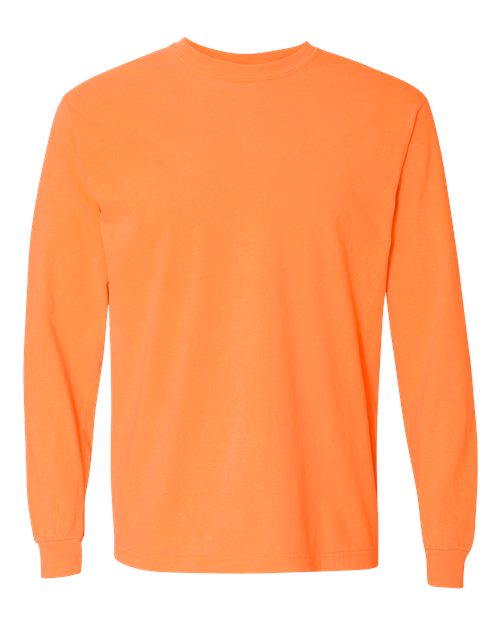 Unisex Garment-Dyed Heavyweight Long Sleeve T-Shirt - 2XL