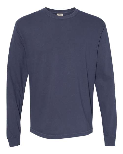 Unisex Garment-Dyed Heavyweight Long Sleeve T-Shirt - S