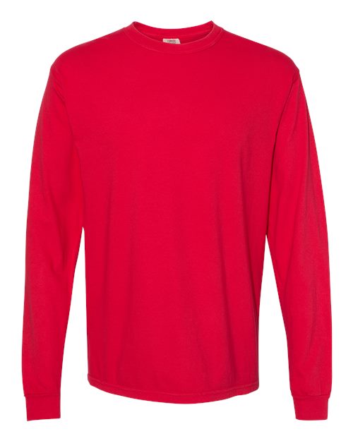 Unisex Garment-Dyed Heavyweight Long Sleeve T-Shirt - M