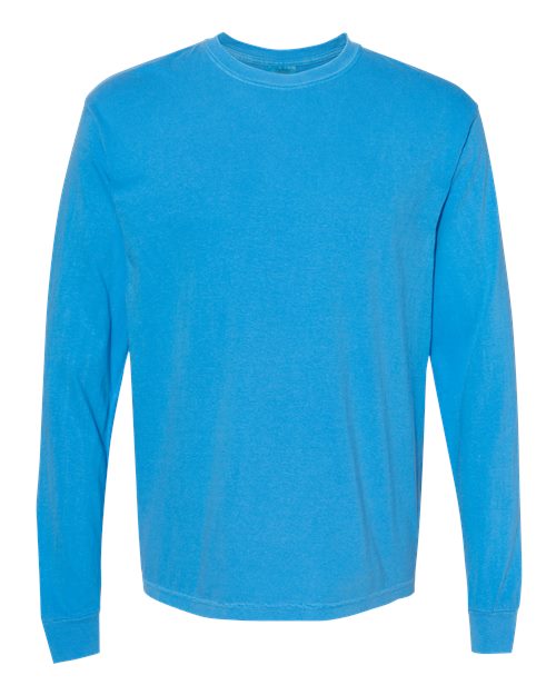 Unisex Garment-Dyed Heavyweight Long Sleeve T-Shirt - M