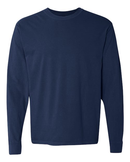 Unisex Garment-Dyed Heavyweight Long Sleeve T-Shirt - S