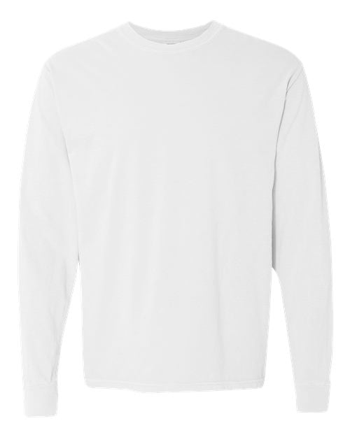 Unisex Garment-Dyed Heavyweight Long Sleeve T-Shirt - 2XL