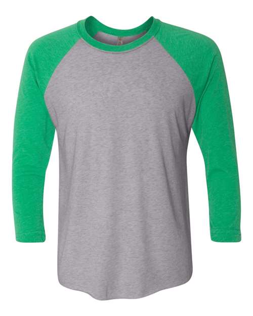 Unisex Triblend Three-Quarter Raglan T-Shirt - XL