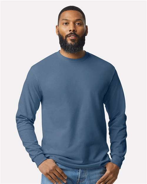 Men's Heavy Cotton™ Long Sleeve T-Shirt - M