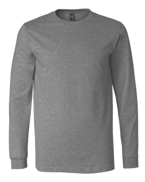 Heather CVC Long Sleeve Tee - XL