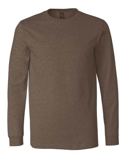 Heather CVC Long Sleeve Tee - L