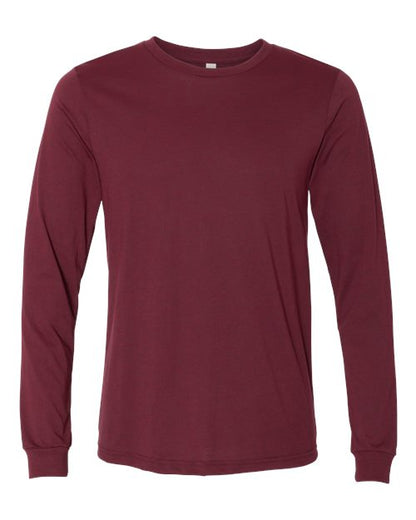 Heather CVC Long Sleeve Tee - L