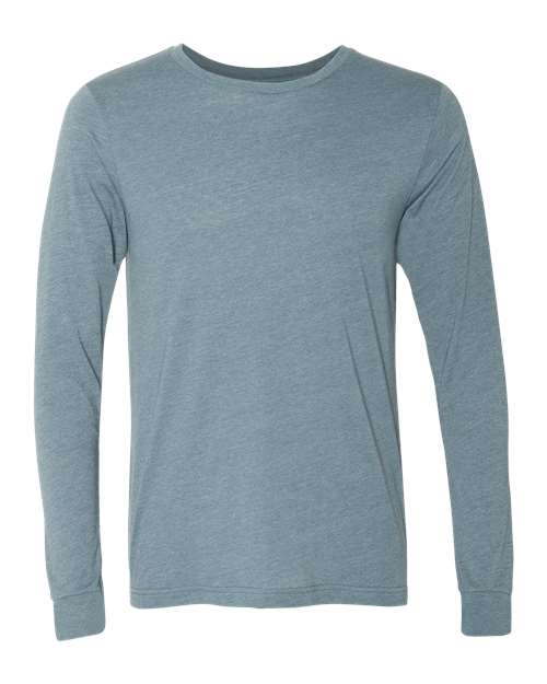 Heather CVC Long Sleeve Tee - XL