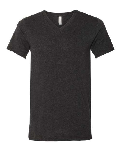 Unisex Heather CVC V-Neck Tee - 3XL
