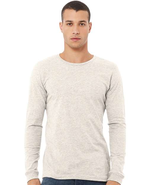 Unisex Triblend Long Sleeve Tee - L