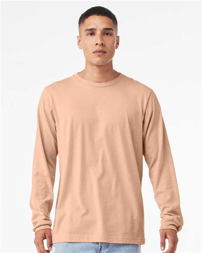 Heather CVC Long Sleeve Tee - 3XL