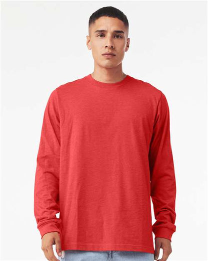 Heather CVC Long Sleeve Tee - 3XL