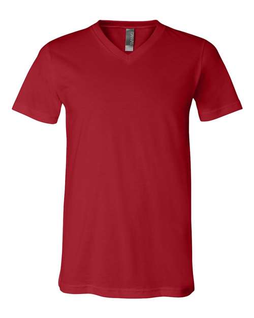 Unisex Jersey V-Neck Tee - S