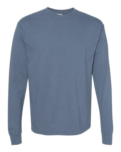 Unisex Garment-Dyed Heavyweight Long Sleeve T-Shirt - XL