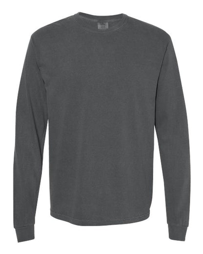Unisex Garment-Dyed Heavyweight Long Sleeve T-Shirt - L