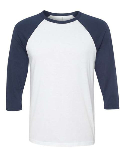 Unisex Three-Quarter Sleeve Baseball Tee - XS