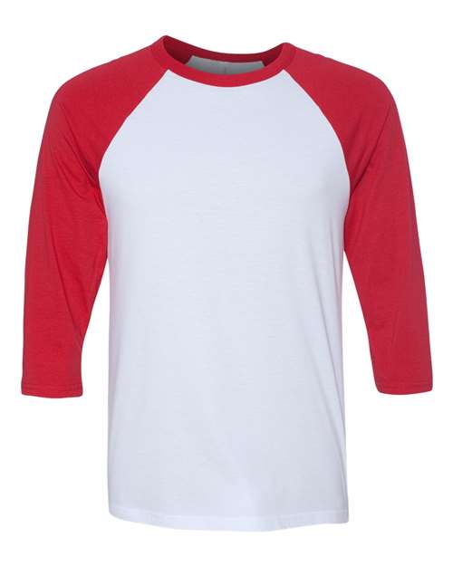 Unisex Three-Quarter Sleeve Baseball Tee - L