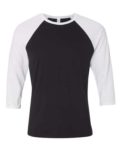 Unisex Three-Quarter Sleeve Baseball Tee - S
