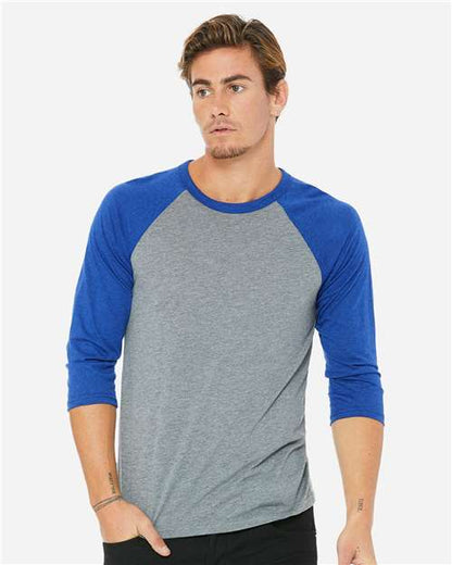 Unisex Three-Quarter Sleeve Baseball Tee - XL