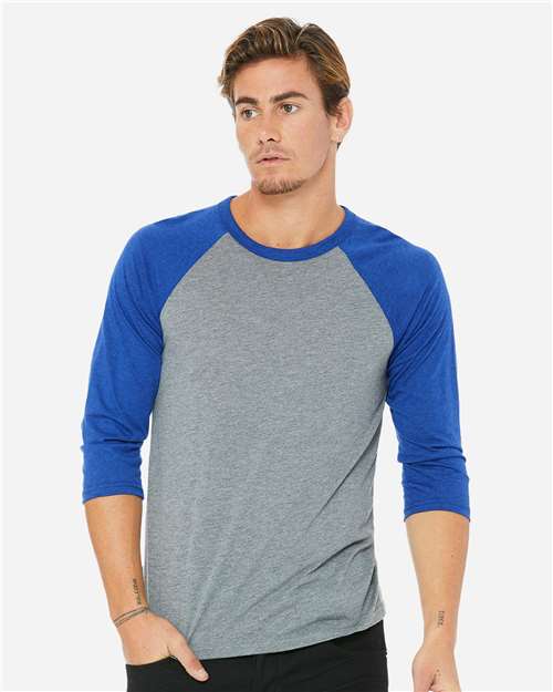 Unisex Three-Quarter Sleeve Baseball Tee - M