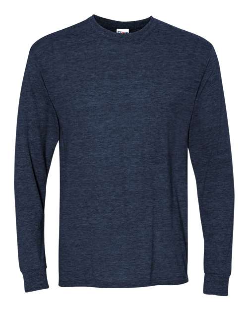 Men's Dri-Power® Long Sleeve 50/50 T-Shirt - M