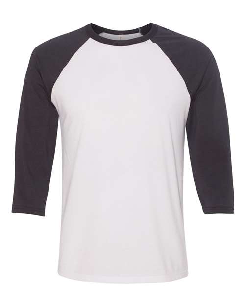 Unisex Three-Quarter Sleeve Baseball Tee - S
