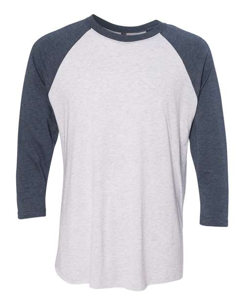 Unisex Triblend Three-Quarter Raglan T-Shirt - 3XL