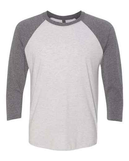Unisex Triblend Three-Quarter Raglan T-Shirt - 2XL