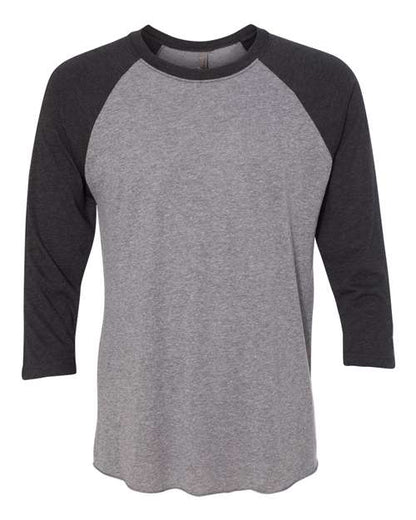 Unisex Triblend Three-Quarter Raglan T-Shirt - M