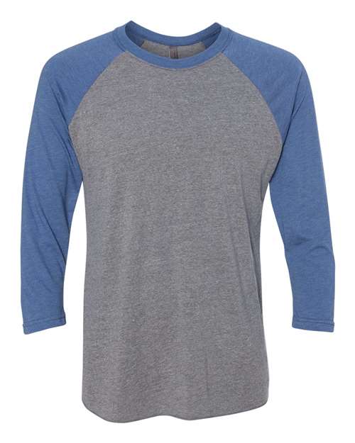 Unisex Triblend Three-Quarter Raglan T-Shirt - 2XL