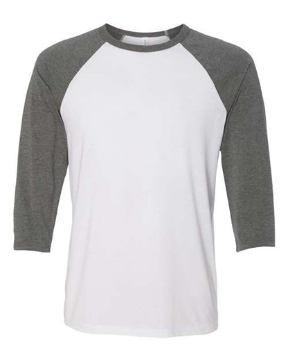 Unisex Three-Quarter Sleeve Baseball Tee - S