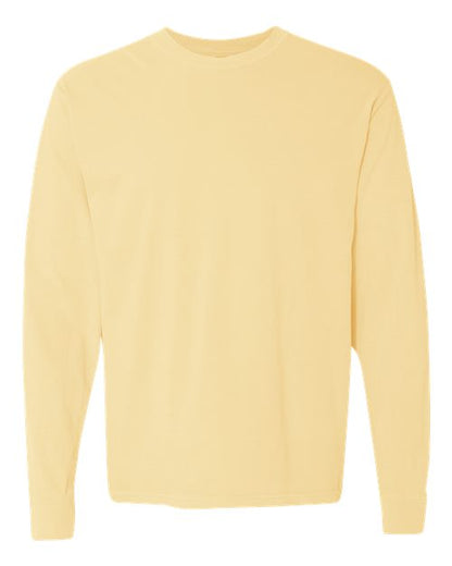Unisex Garment-Dyed Heavyweight Long Sleeve T-Shirt - XL