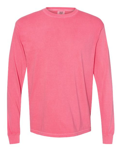 Unisex Garment-Dyed Heavyweight Long Sleeve T-Shirt - L